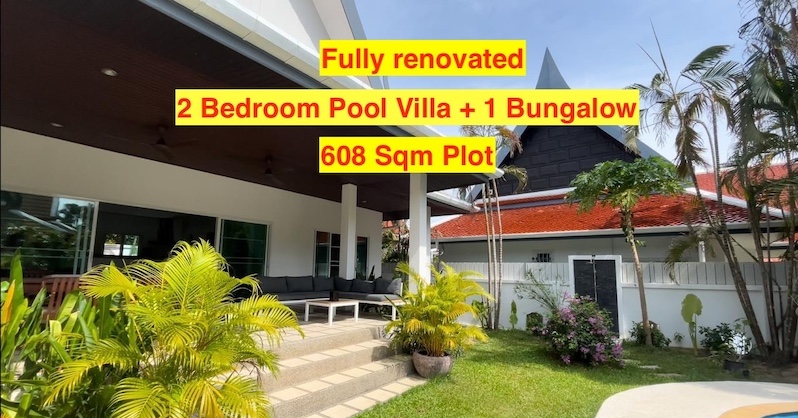 Picture 3 bedroom villa with 2 pools for sale in Rawai beach