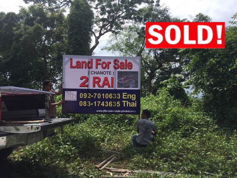 Picture Phuket-Sea View land for sale on Kamala Millionaires Row