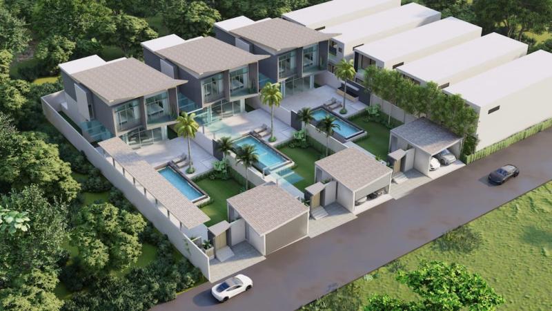  Picture Brand new luxury 3 bedroom pool villa for sale in Naiharn Phuket
