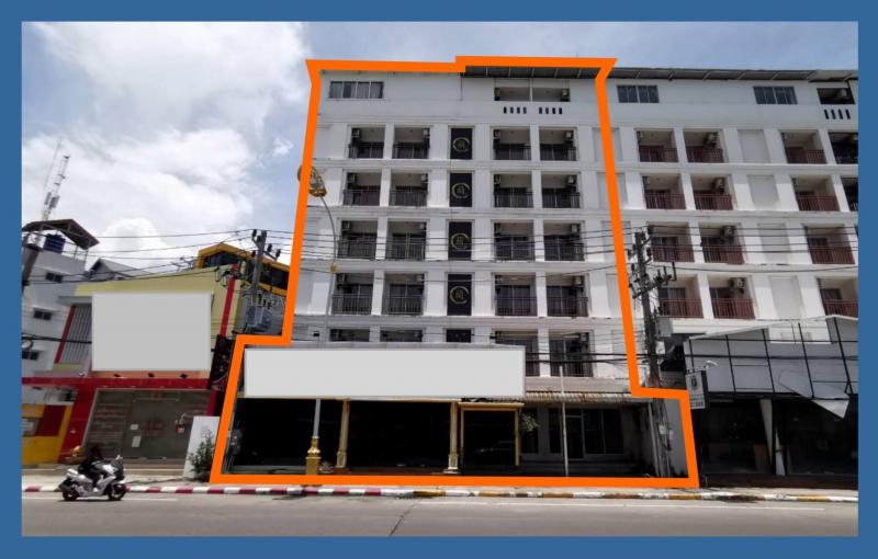 Picture Building with 46 rooms and shops for sale in Patong