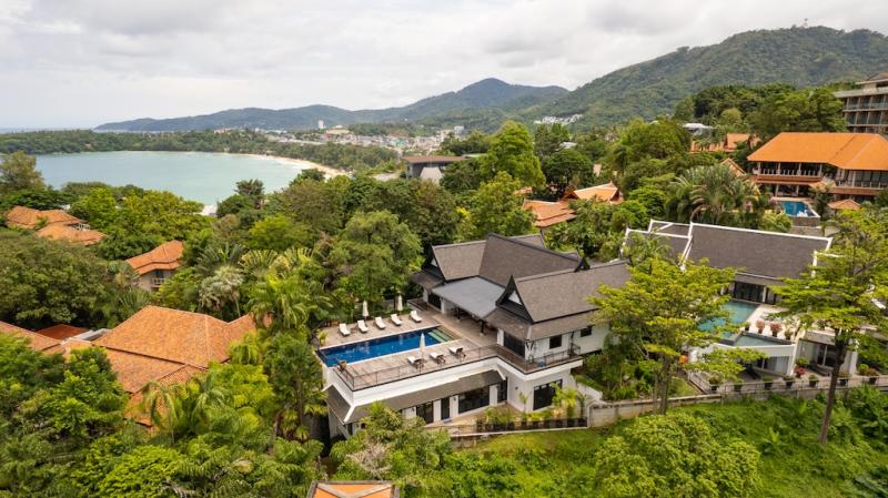  Picture Exclusive 6 Bedroom sea view pool villa for sale in Kata
