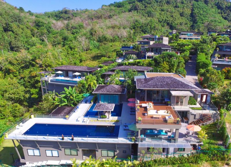  Picture Exclusive 7 Bedroom Villa with Panoramic Sea View for Sale/ Rent in Layan, Phuket