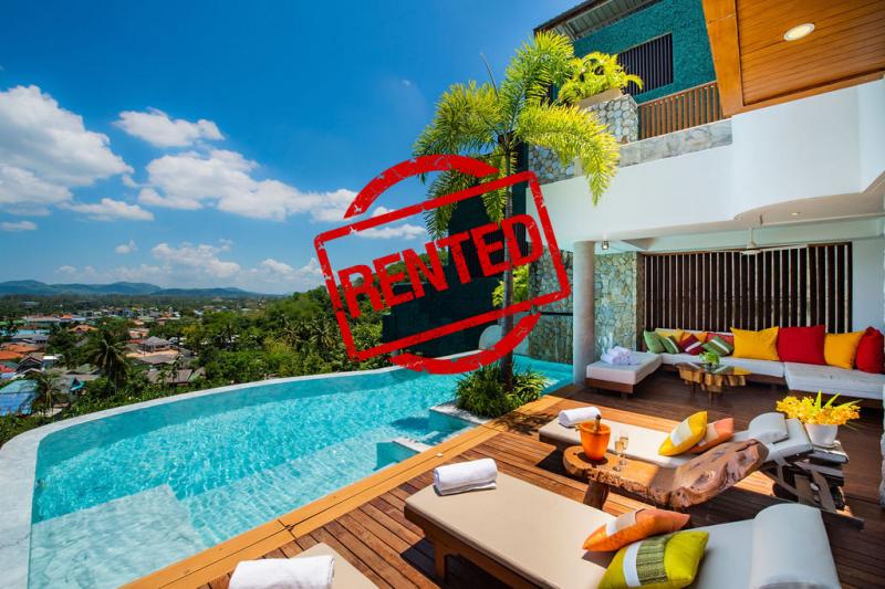  Photo Villa de luxe avec piscine et vue sur l'océan à louer à Bang Tao, Phuket