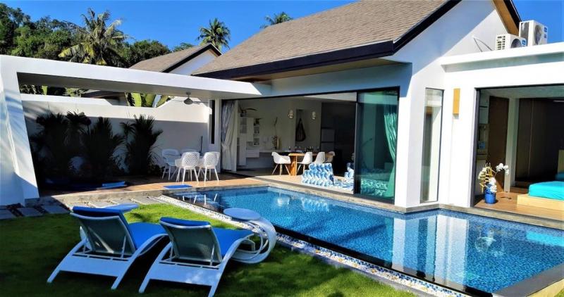 Photo Villa de luxe avec piscine de 2 chambres à louer près de la plage de Nai Yang