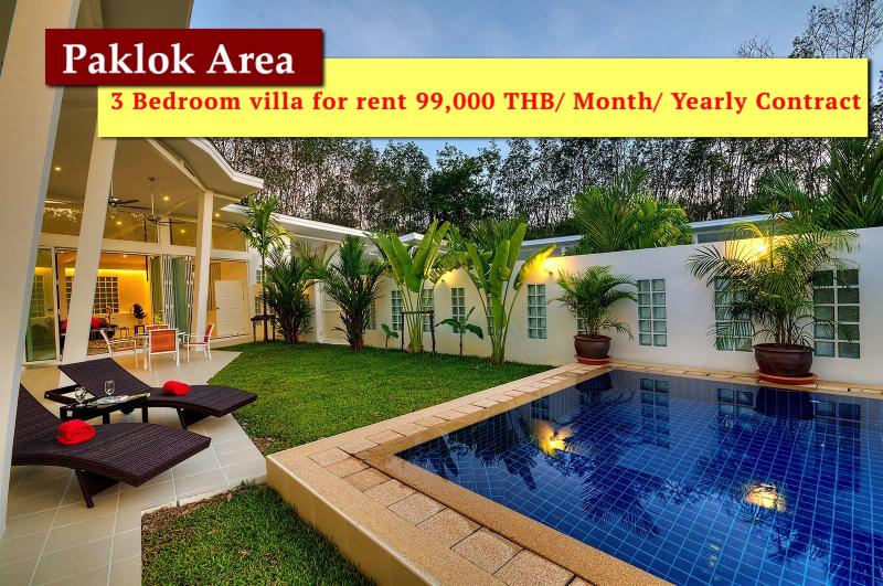 Picture Phuket modern 3 bd pool villa for rent in Paklok