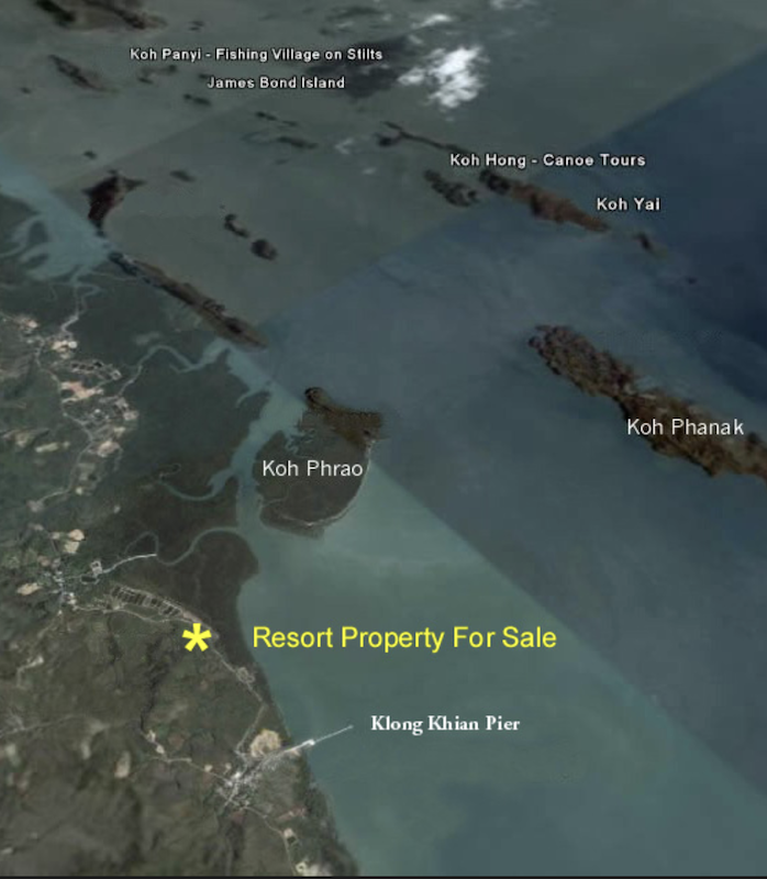 Photo land for sale with stunning view of Phang Nga Bay.