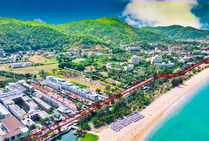 Photo Beach road land for sale in Karon Phuket  