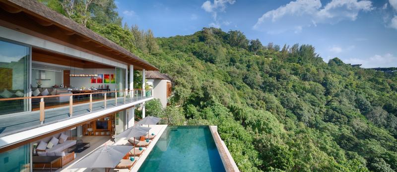 Photo Exclusive panoramic sea views villa 6 bedrooms for sale at hillsides of the Kamala Headland.