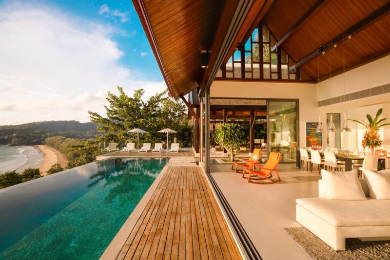 Photo Superbe villa exclusive avec vue sur la mer à louer à Nai Thon, Phuket, Thaïlande