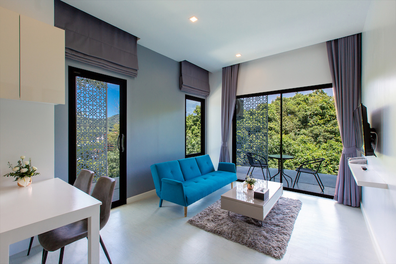 Photo Luxury accommodations for rent located in Utopia Naiharn, Phuket.