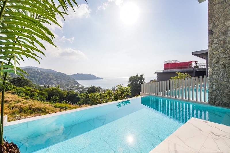 Photo Luxury Pool Villa with Panoramic Sea View for sale in Kata 