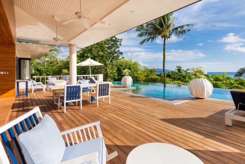 Photo Unique oceanfront villa 3 bedroom for sale at Trisara Phuket