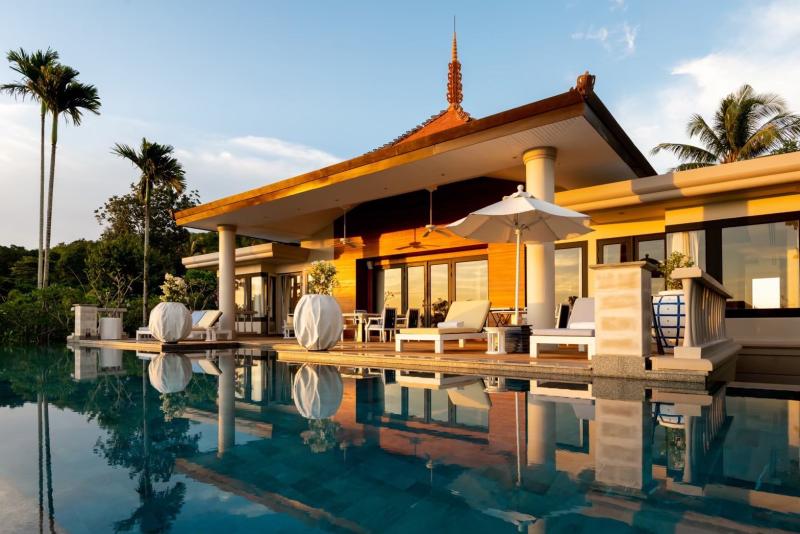 Photo Unique oceanfront villa 3 bedroom for sale at Trisara Phuket