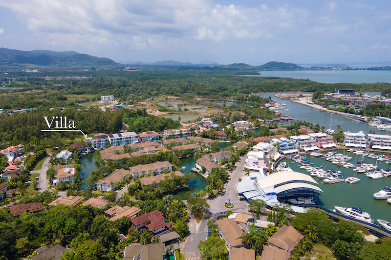 Photo Waterside townhome with 3 bedrooms for sale in Boat Lagoon Phuket 